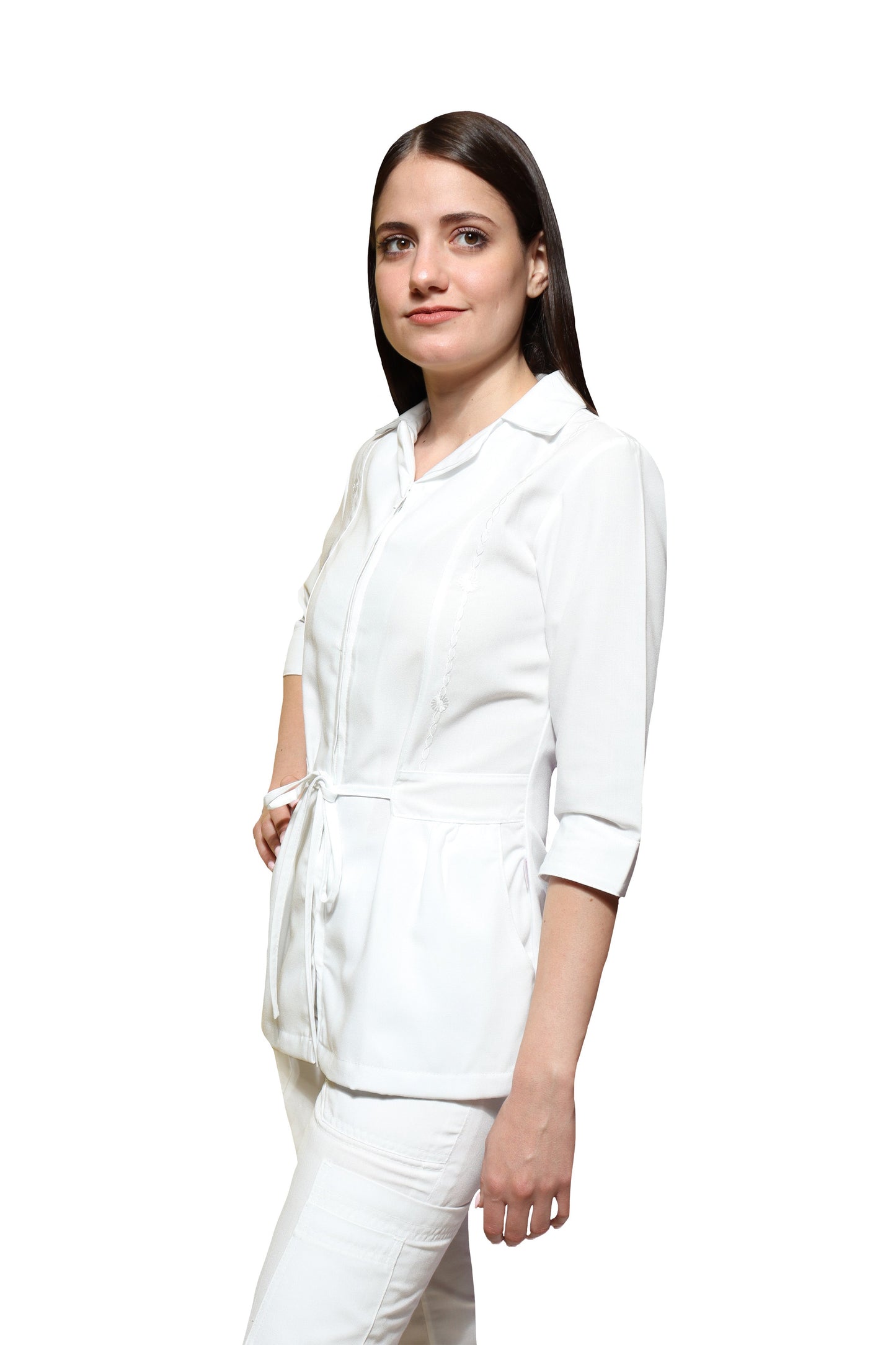 Filipina Top AI-152 -LISTONES DAMA - Color BLANCO