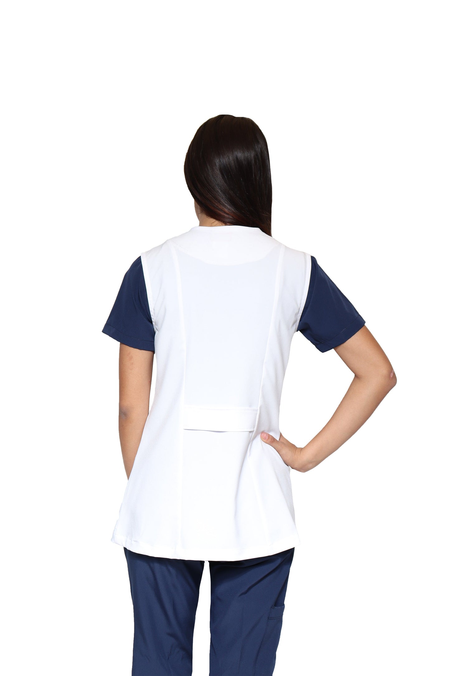 Chaleco Reglamentario para Enfermera Repelente a Fluidos - para Dama - ER-54 - ANA ISABEL UNIFORMES