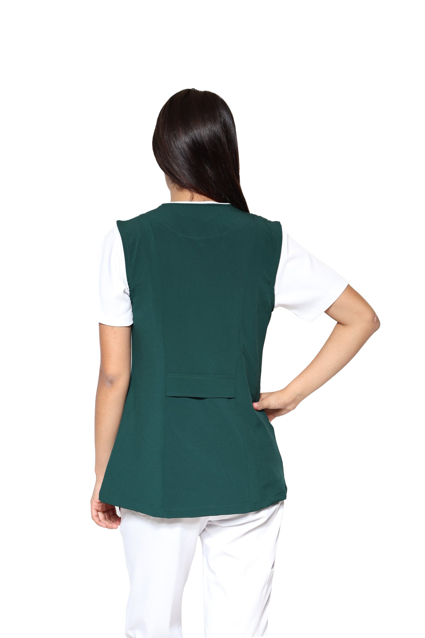 Chaleco Reglamentario para Enfermera Repelente a Fluidos - para Dama - ER-54 - ANA ISABEL UNIFORMES