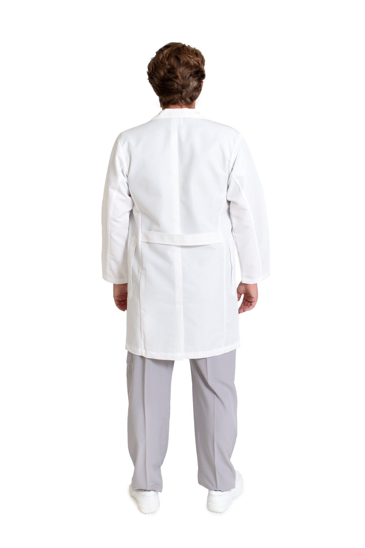 Bata Médica de Laboratorio para Caballero HA-10R CON TECNOLOGÍA REPELENCIA -Profesional-HASSAN Uniformes