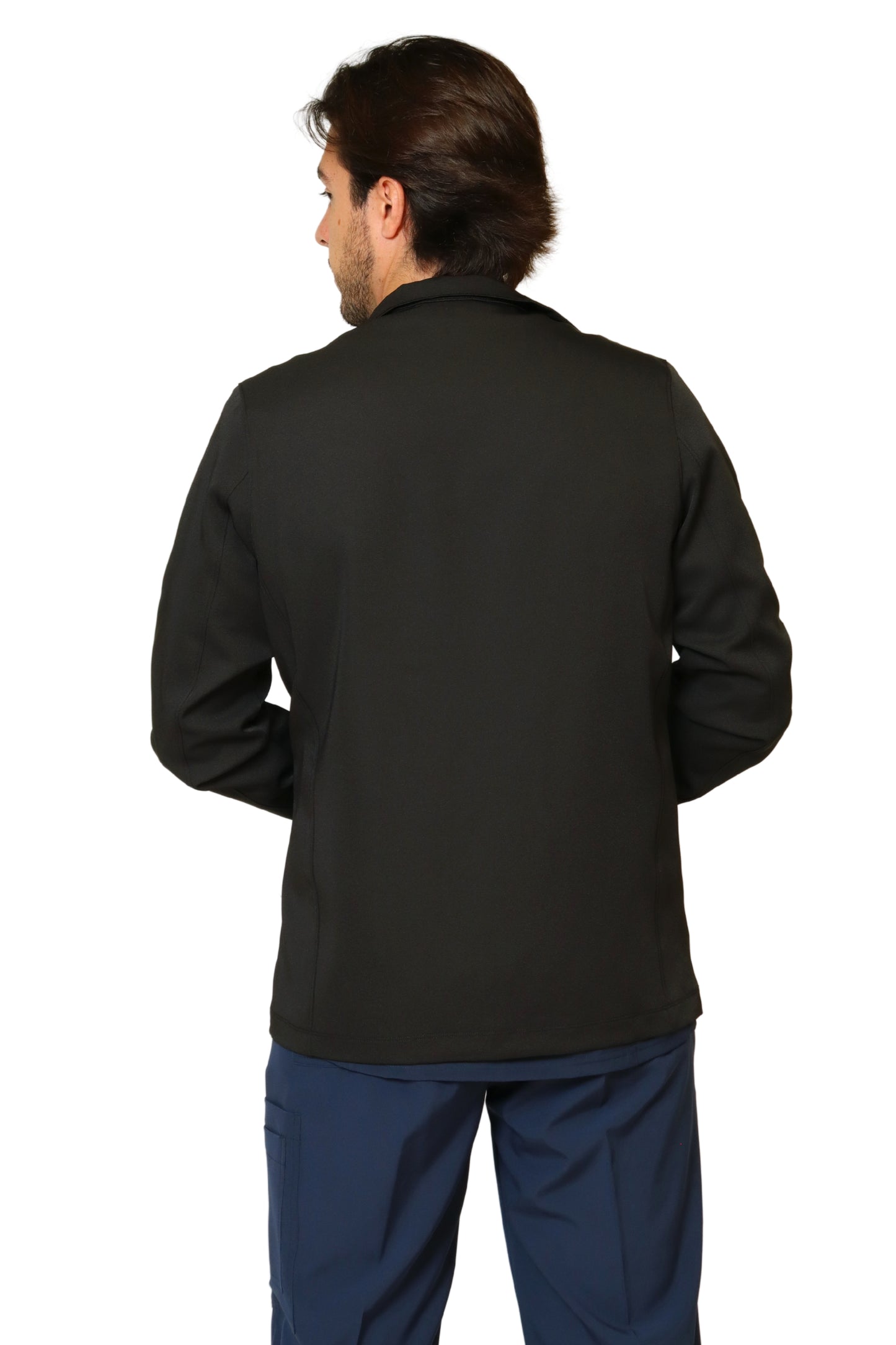 CHAMARRA FIT JACKET EXTRA GRUESA- DOBLE STRETCH CON CIERRE con REPELENTE A FLUIDOS para Caballero - EA-10