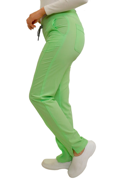 PANTALÓN EGD-145 HIGH WAIST DAMA ETIQUETA GRIS