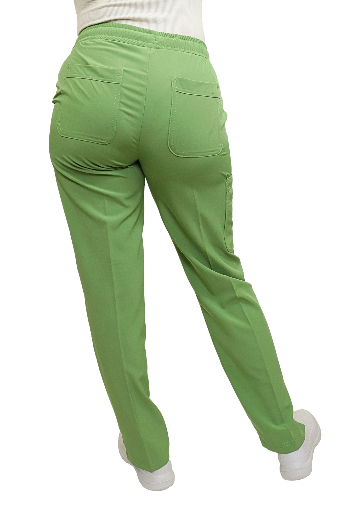 PANTALÓN EGD-145 HIGH WAIST DAMA ETIQUETA GRIS