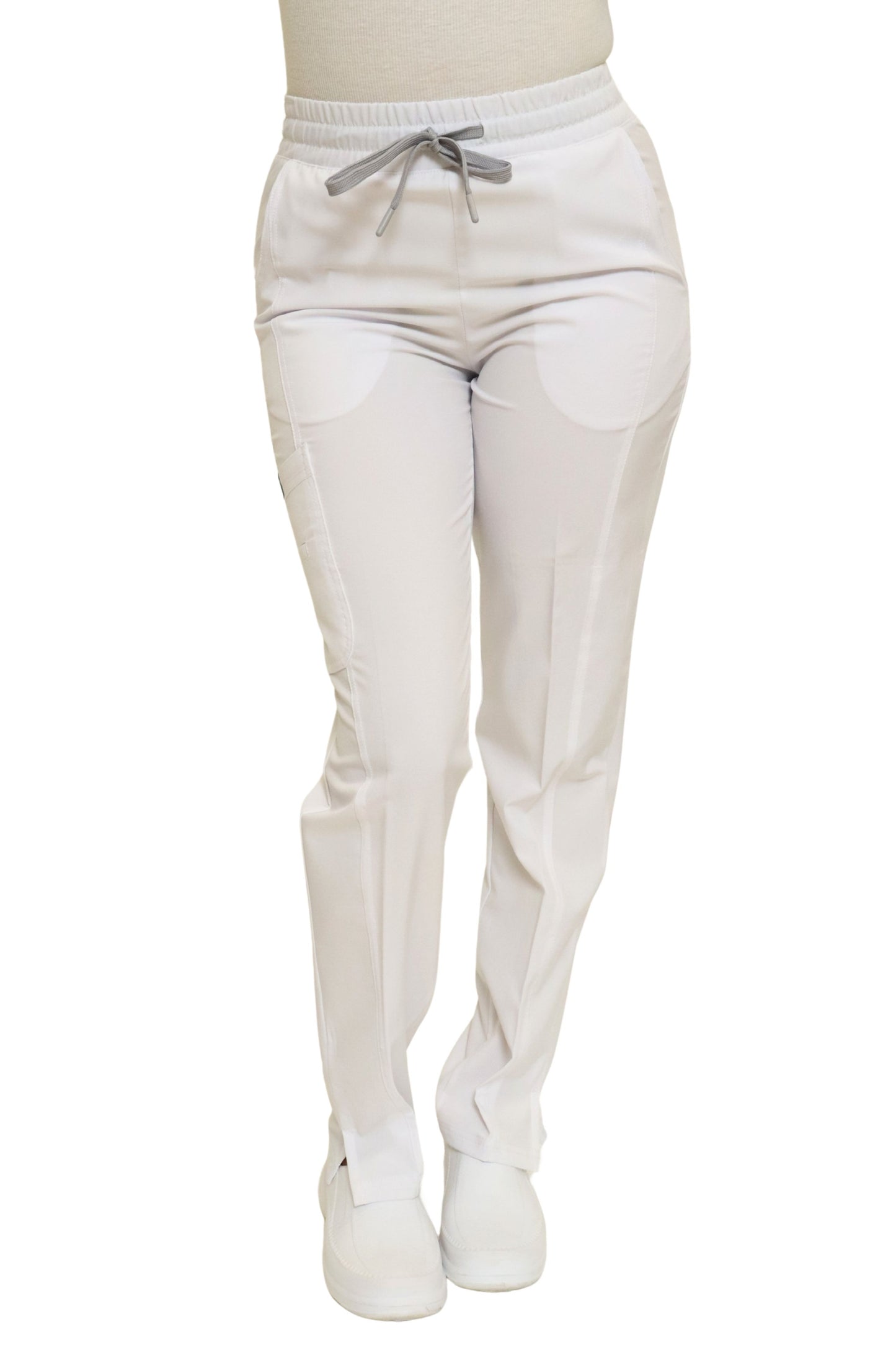 PANTALÓN EGD-145 HIGH WAIST DAMA ETIQUETA GRIS