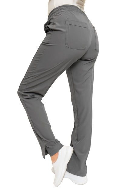 PANTALÓN EGD-145 HIGH WAIST DAMA ETIQUETA GRIS