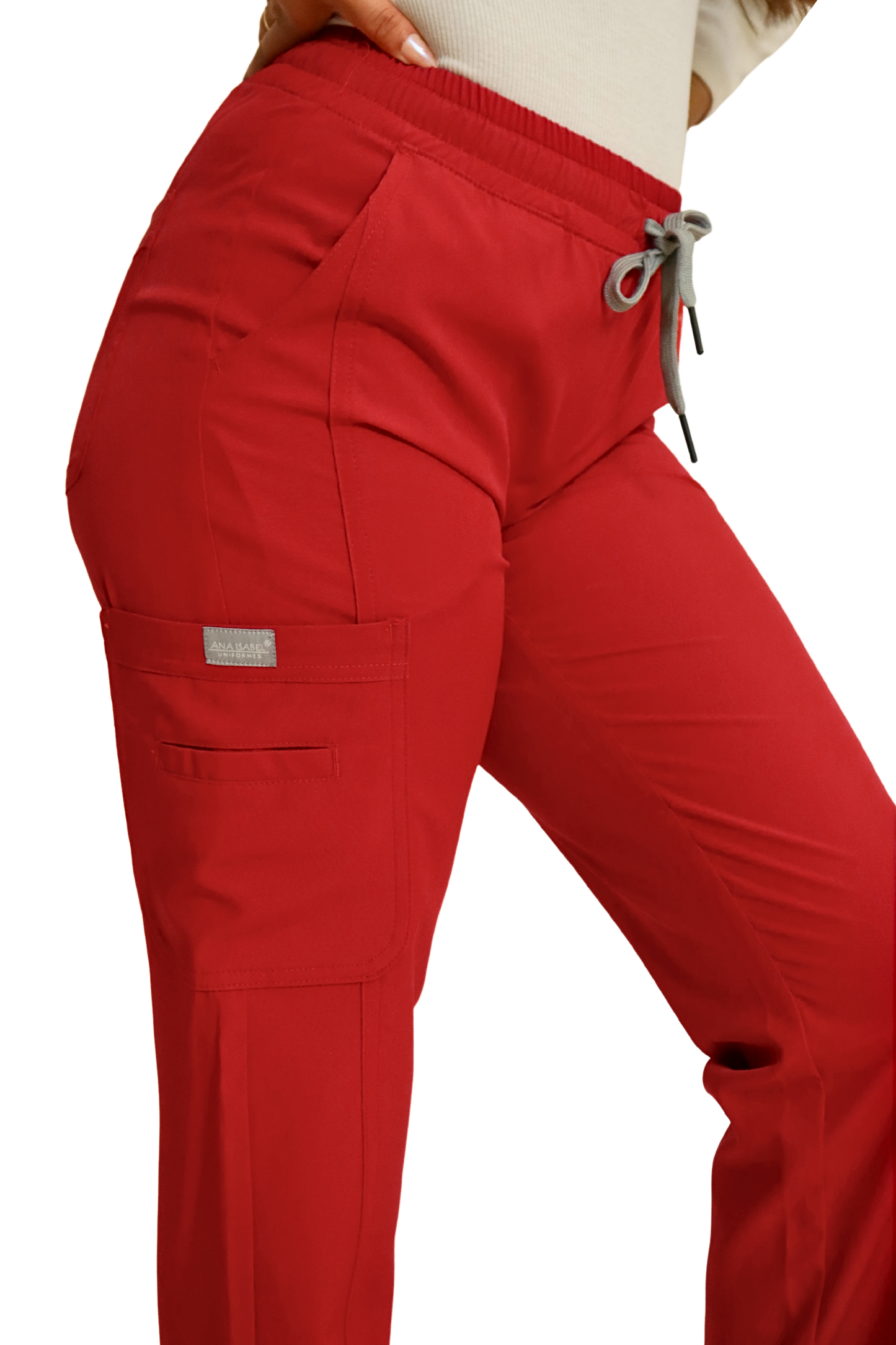 PANTALÓN EGD-145 HIGH WAIST DAMA ETIQUETA GRIS