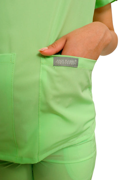 CONJUNTO EGD-21 DIANA - ETIQUETA GRIS DAMA- PANTALÓN HIGH WAIST EGD-145