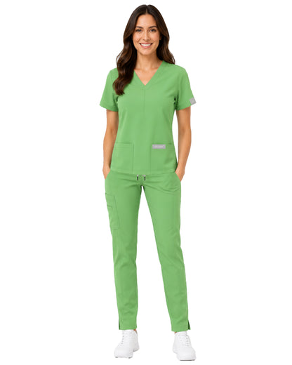 CONJUNTO EGD-21 DIANA - ETIQUETA GRIS DAMA- PANTALÓN HIGH WAIST EGD-145