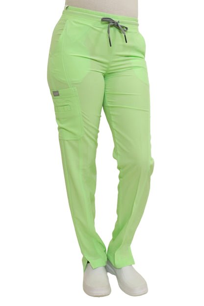 PANTALÓN EGD-145 HIGH WAIST DAMA ETIQUETA GRIS
