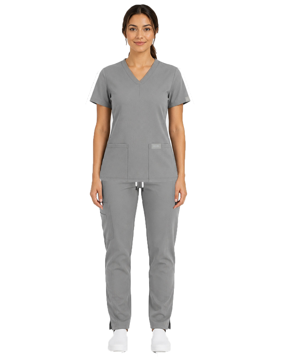 CONJUNTO EGD-21 DIANA - ETIQUETA GRIS DAMA- PANTALÓN HIGH WAIST EGD-145