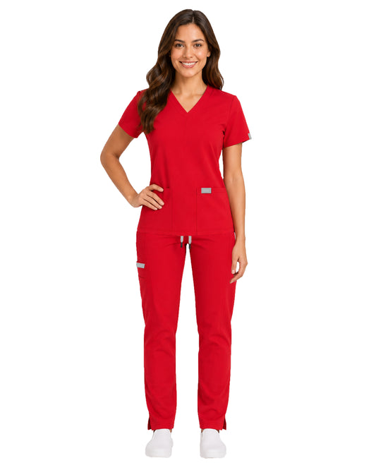 CONJUNTO EGD-21 DIANA - ETIQUETA GRIS DAMA- PANTALÓN HIGH WAIST EGD-145