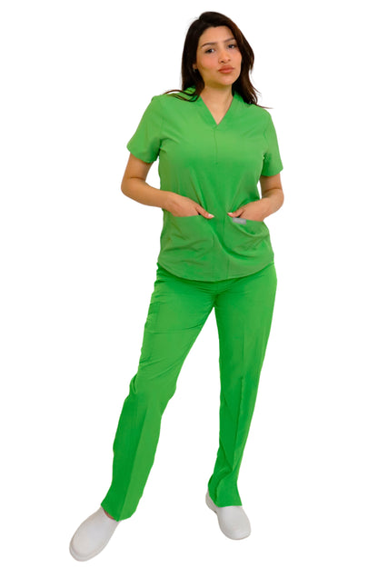 CONJUNTO EGD-21 DIANA - ETIQUETA GRIS DAMA- PANTALÓN HIGH WAIST EGD-145