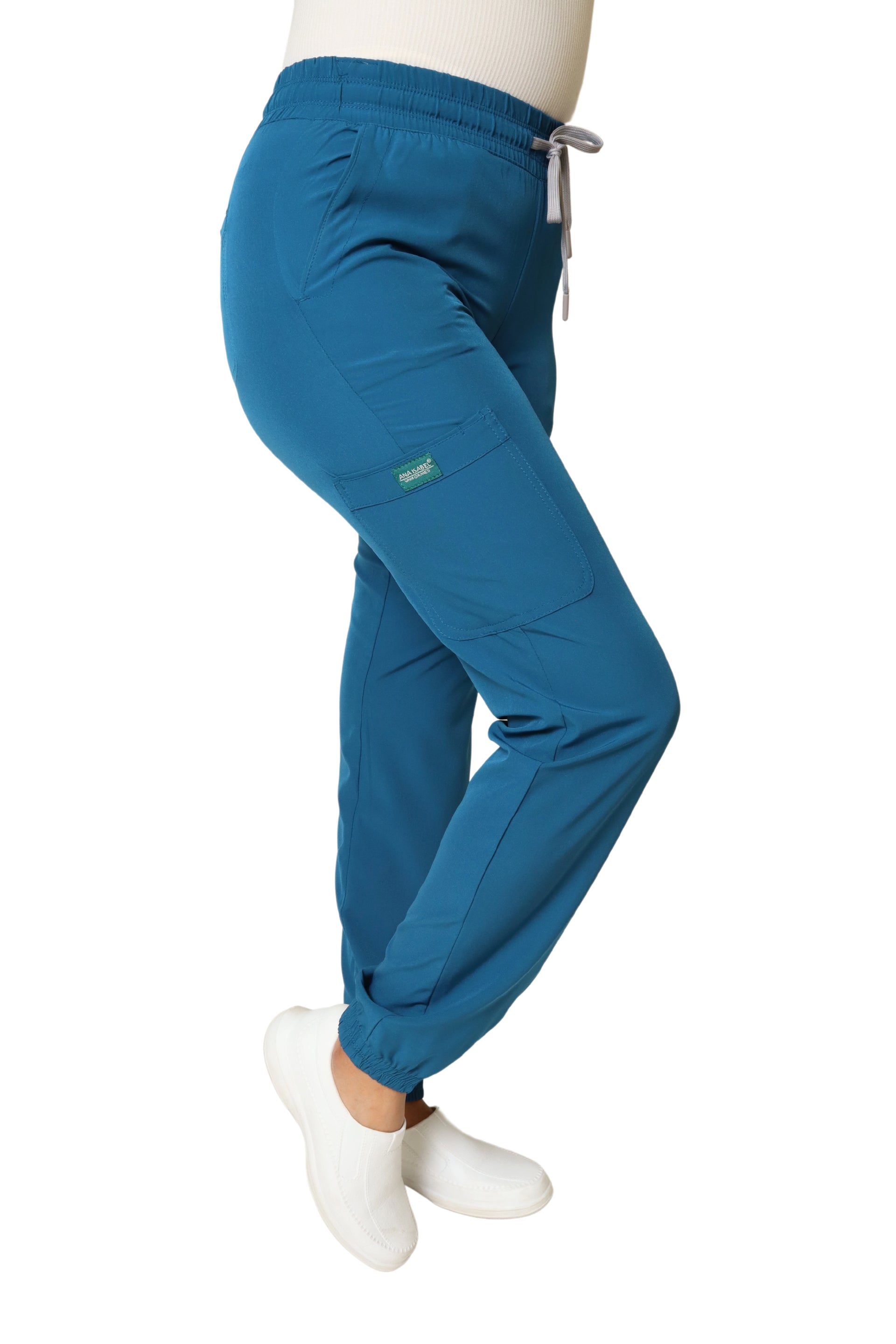 Pantalon Trekking Mujer Pantalu00f3n Mu00e9dico Dama Jogger Azul