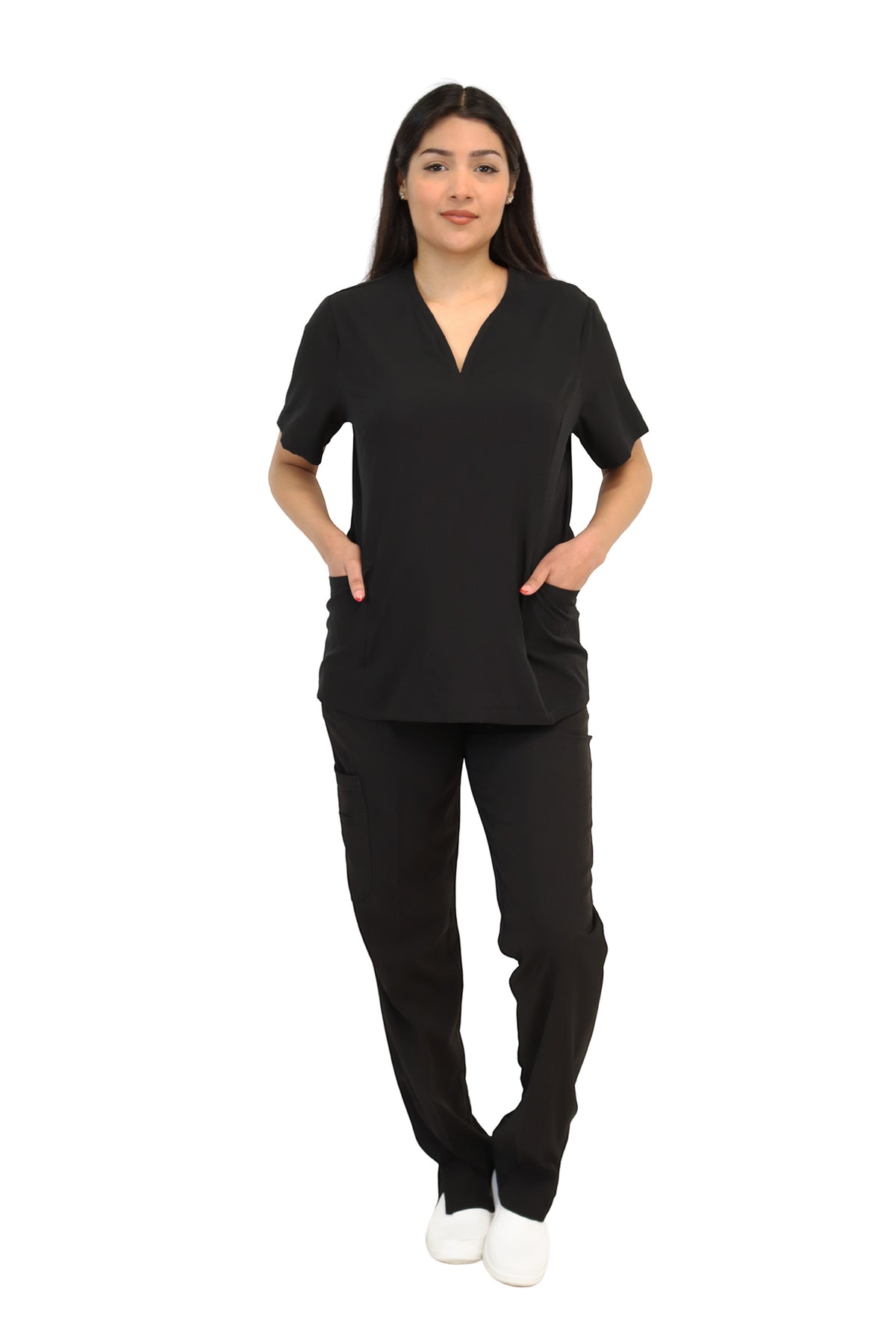CONJUNTO EV-27 LIZ DAMA- PANTALÓN EV-145 HIGH WAISTED