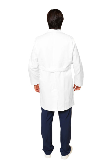 Bata Médica y de Laboratorio UNISEX con REPELENTE A FLUIDOS- TELA GABARDINA - HA-9599GR