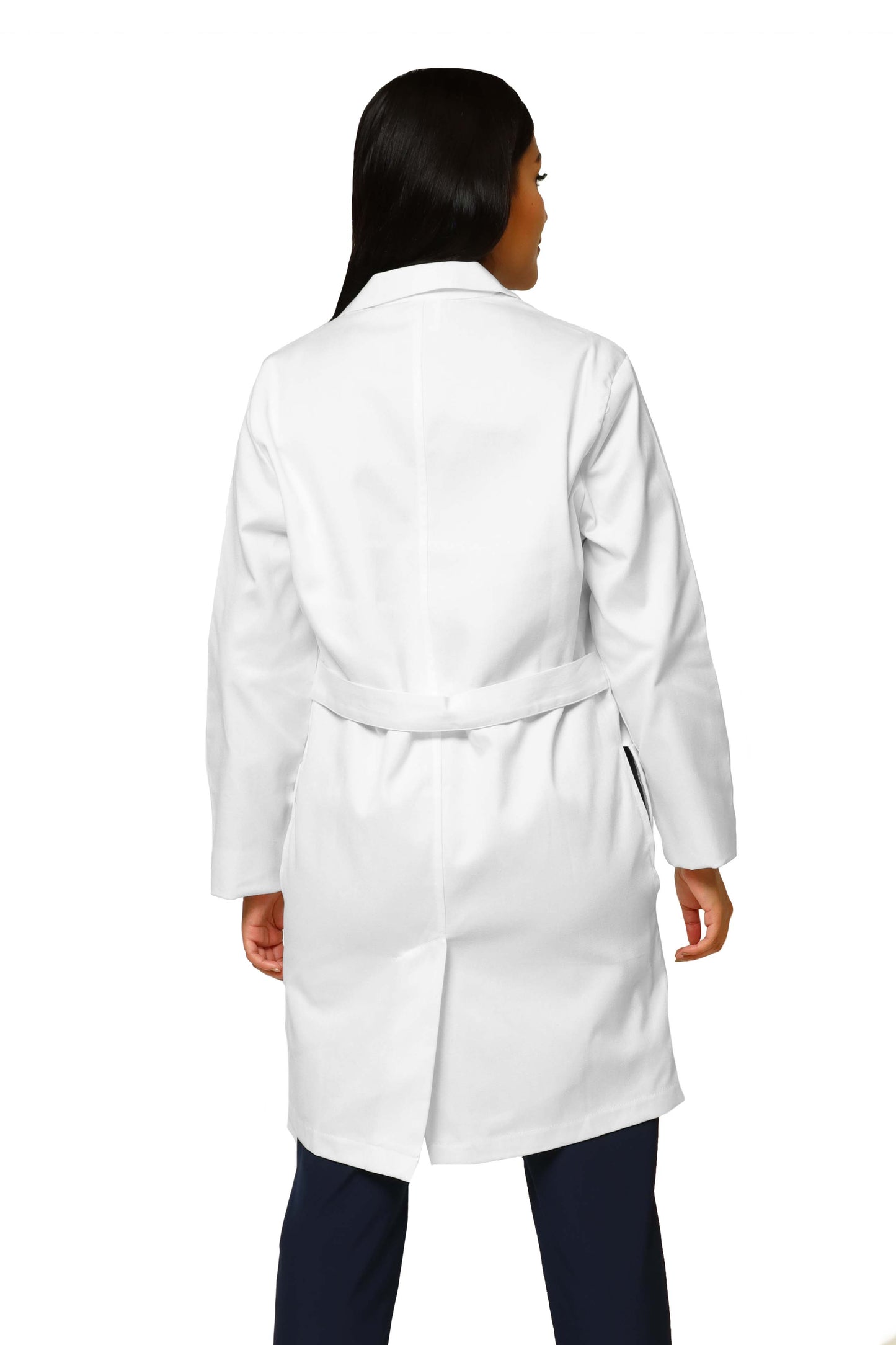 Bata Médica y de Laboratorio UNISEX con REPELENTE A FLUIDOS- TELA GABARDINA - HA-9599GR