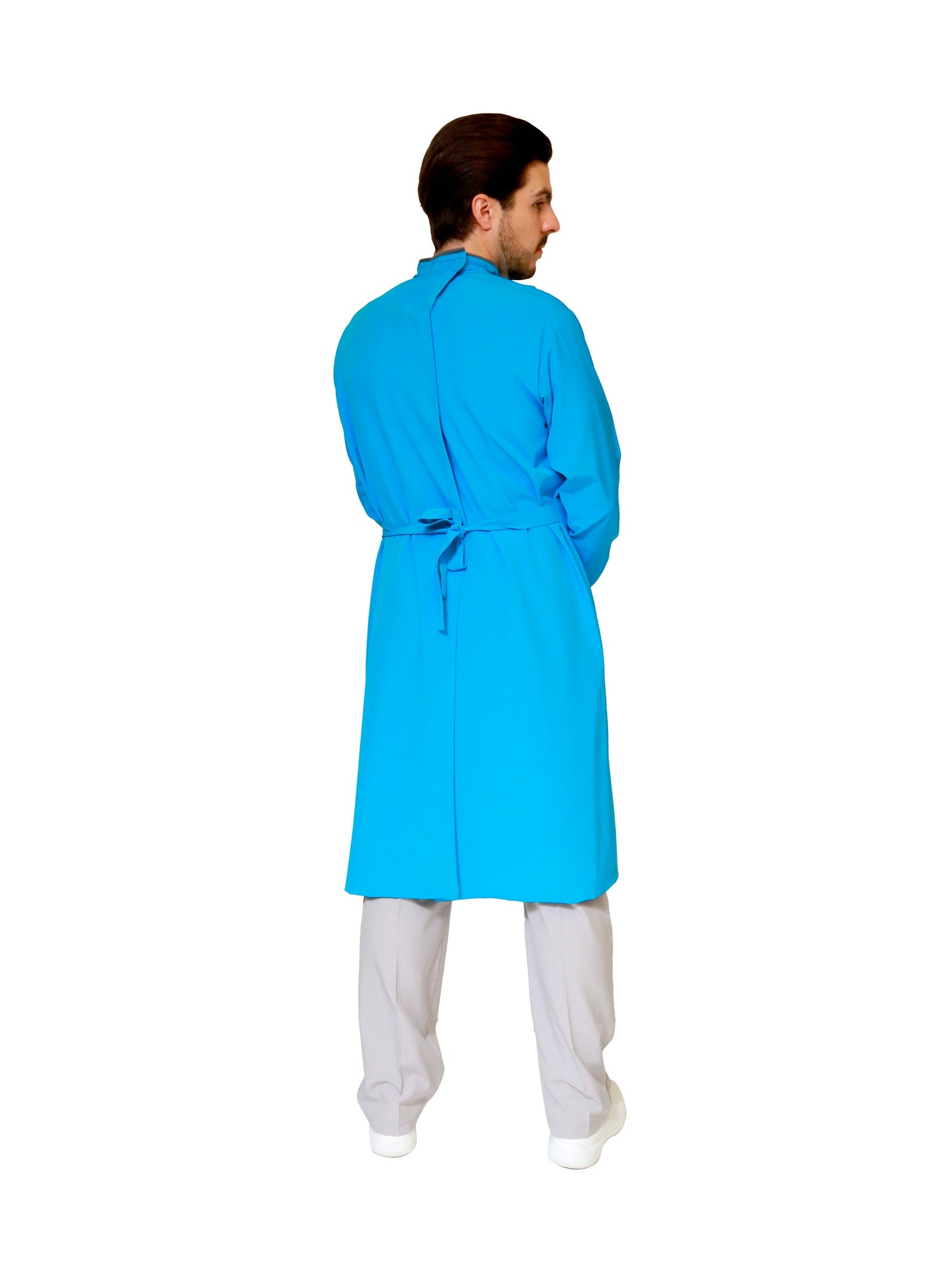 Bata Médica Quirúrgica COAT LINE de HOMBRE - DOBLE STRETCH con REPELENTE A FLUIDOS para HOMBRE - EA-08-COATLINE HOMBRE