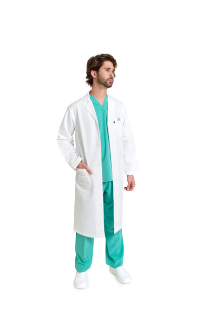 Bata Médica para Caballero LARGA-HA-10XL-Profesional-HASSAN Uniformes